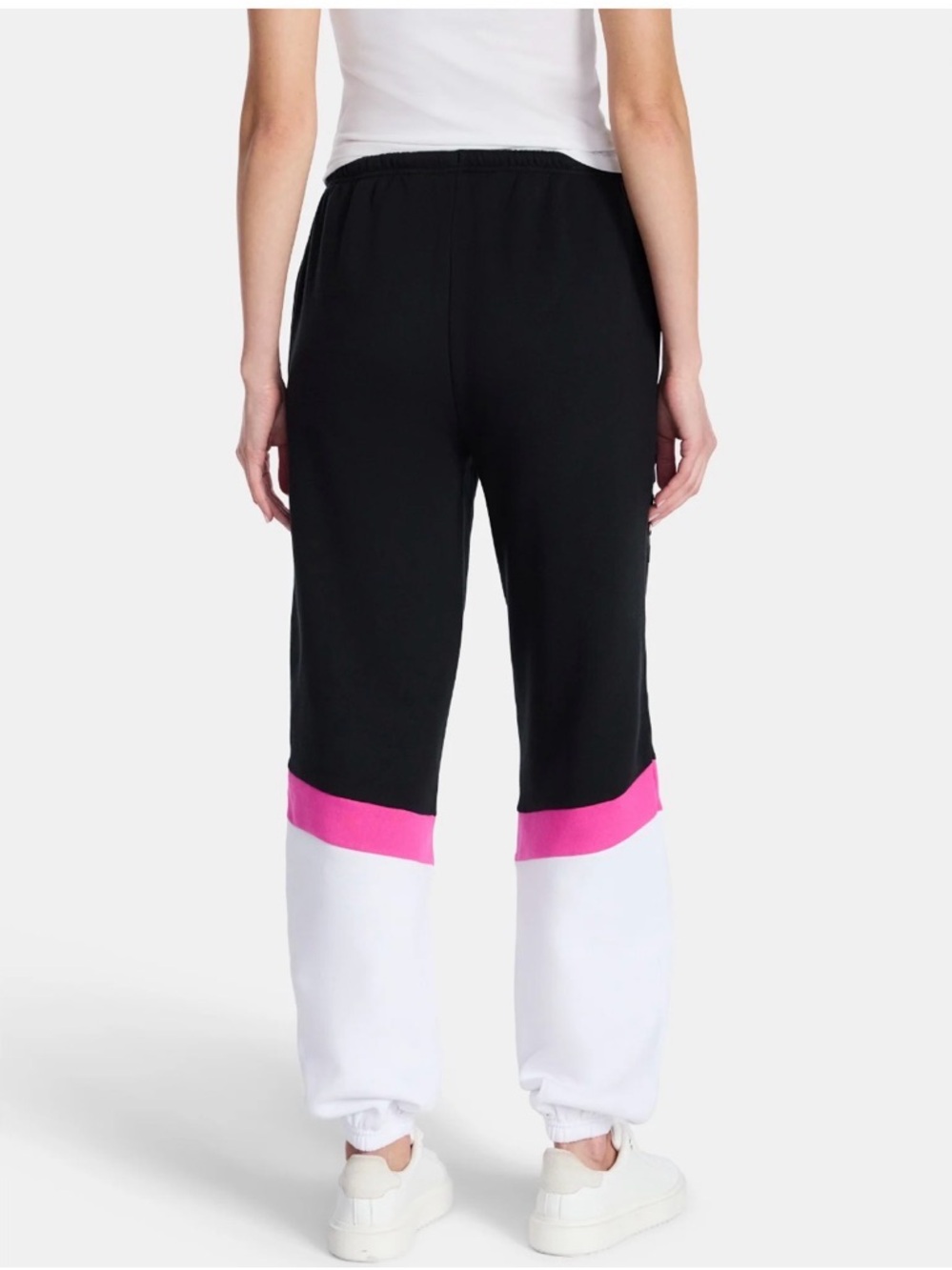 Hello Kitty Racing Jogger Pants Black Pink NWT Women’s Medium - Picture 5 of 9